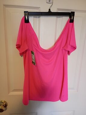 Lilly Pulitzer Keria Top In Pink Cosmo NWT XL